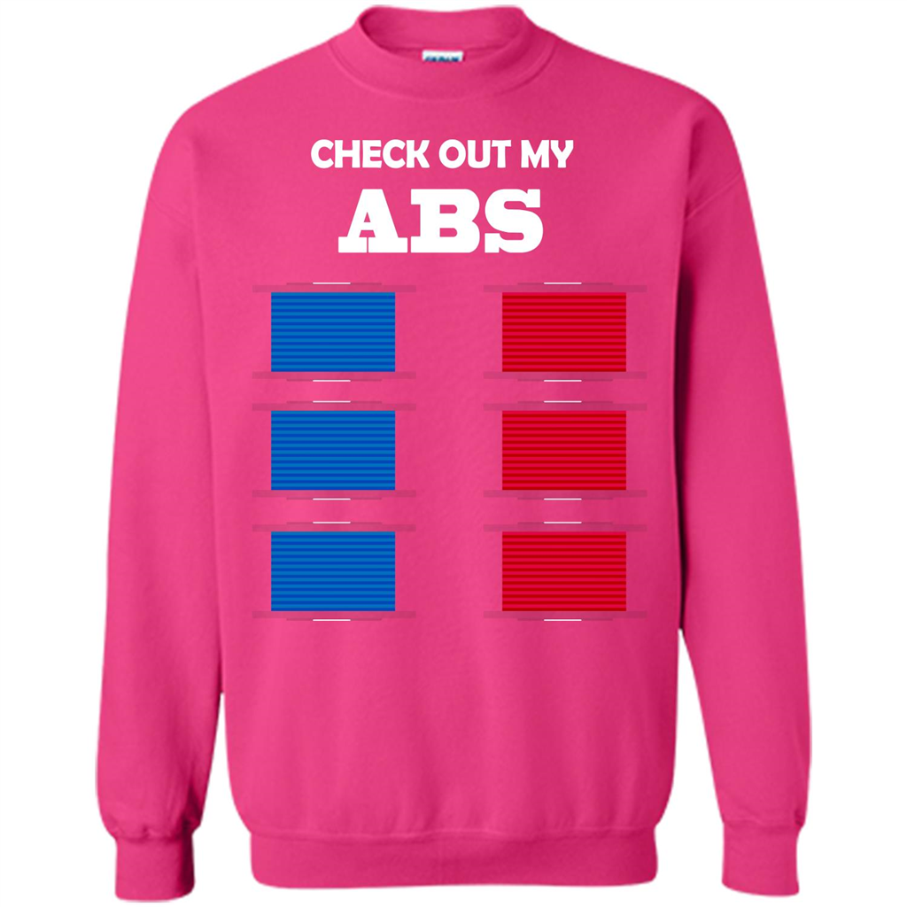 Funny Engineer T-shirt Check Out My Abs Heliconia