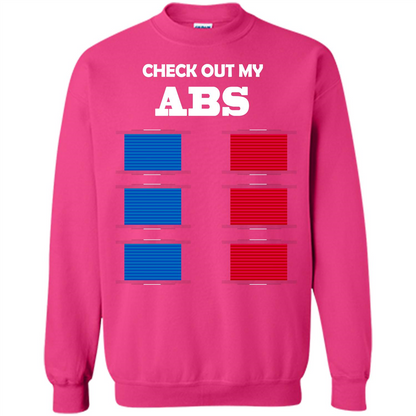 Funny Engineer T-shirt Check Out My Abs Heliconia