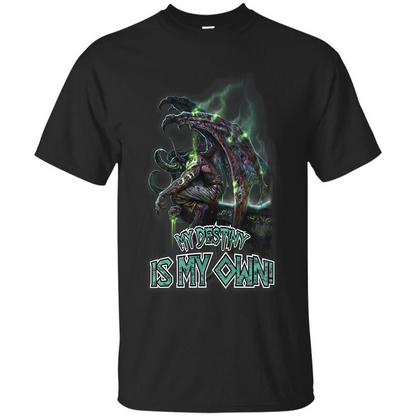 World of Warcraft T-shirt My Destiny Is My Own T-shirt Black