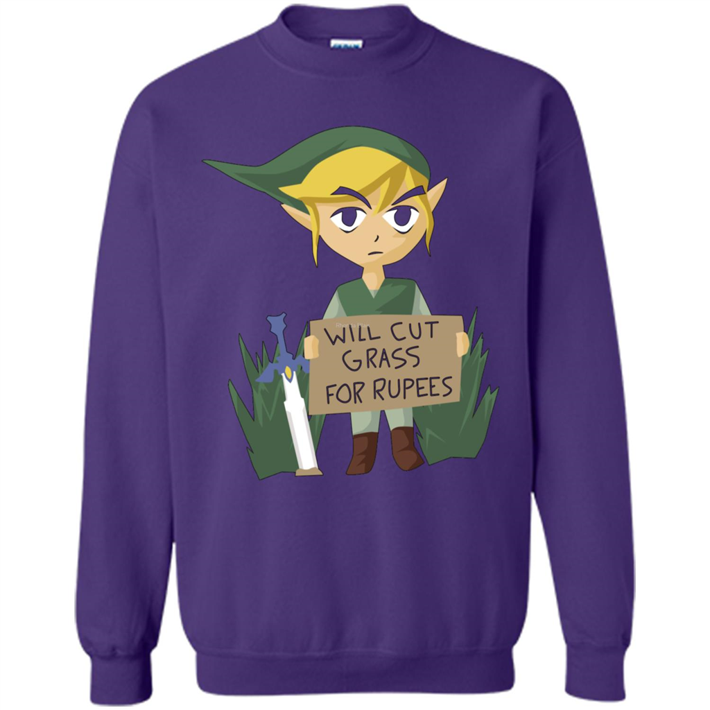 Video Games T-srhit Will Cut Grass For Rupees T-shirt Orange