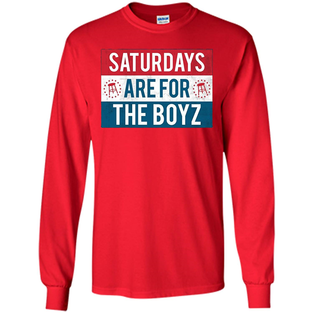 Saturdays Are For The Boyz T-shirt Red