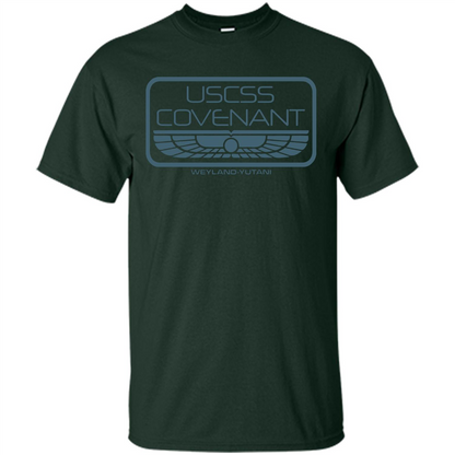 USCSS Covenant - Weyland Yutani T-Shirt Forest Green
