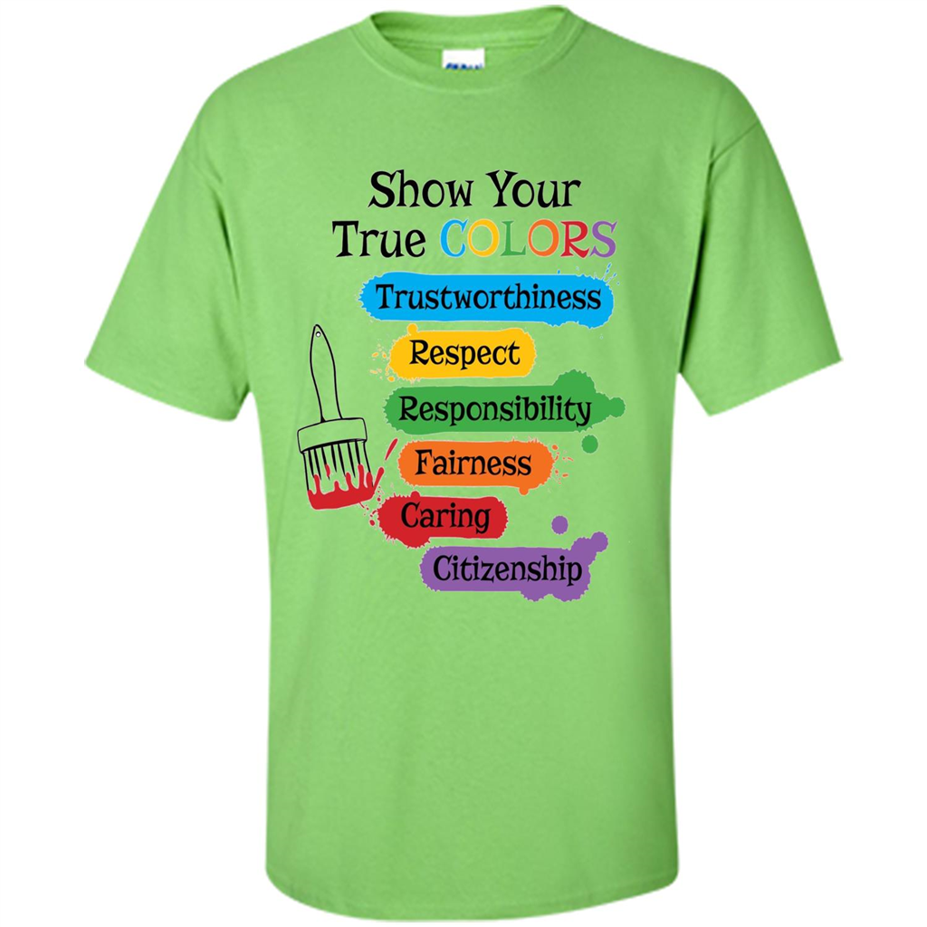 Show Your True Colors T-shirt Lime
