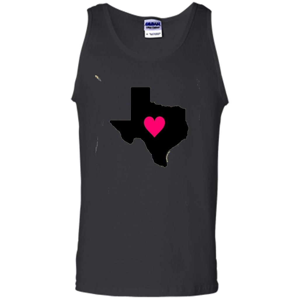 Texas - My Heart Is In Texas T-shirt Black