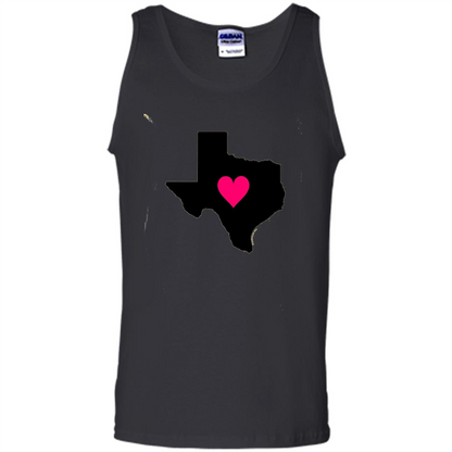 Texas - My Heart Is In Texas T-shirt Black
