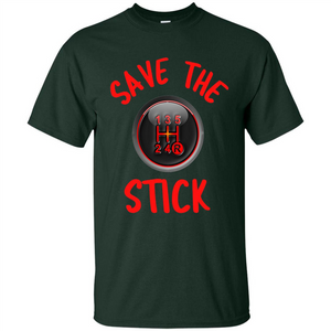 Car Racing T-Shirt Save The Stick