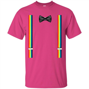 Suspenders And Bowtie Clown Costume T-shirt