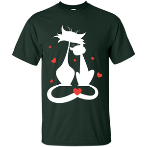 Cat Lover T-shirt Cat Couples