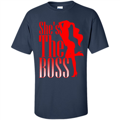 She's The Boss T-shirt Navy