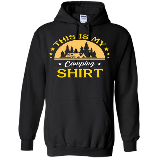 Camping T-shirt This Is My Camping Shirt T-shirt Black