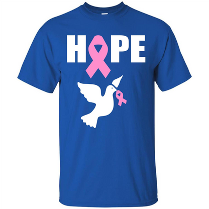 Cancer Awareness T-shirt Hope T-shirt Royal