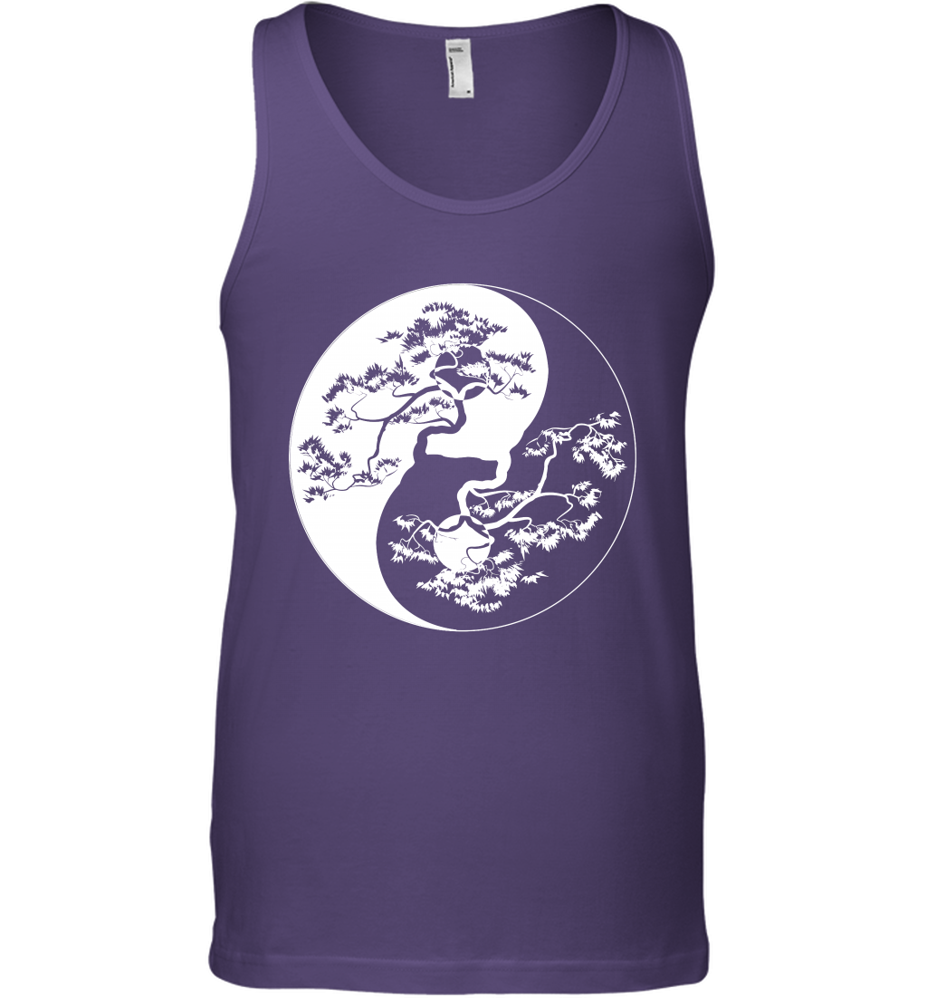 Yin Yang Tree Shirt Tank Top Tank Top Purple