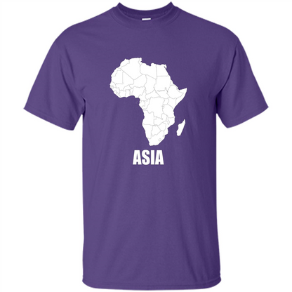 Africa Asia Funny t-shirts - Humor T-shirts Purple