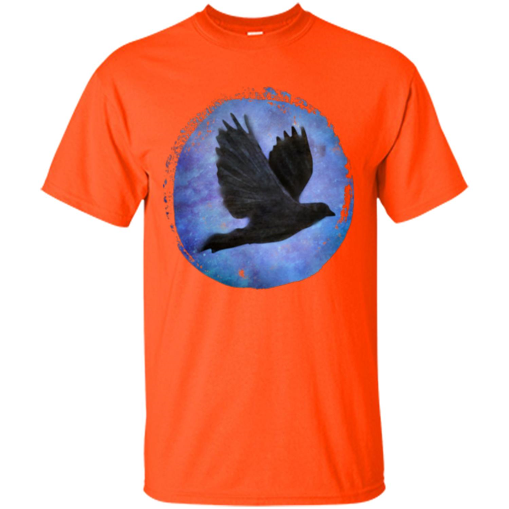 Raven In Flight T-shirt Orange