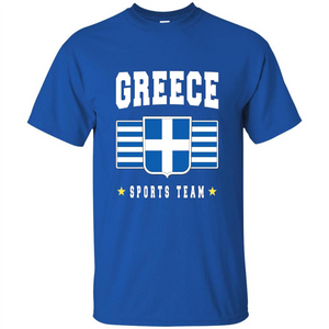 GREECE T-shirt Greek Flag T-shirt Sports Team