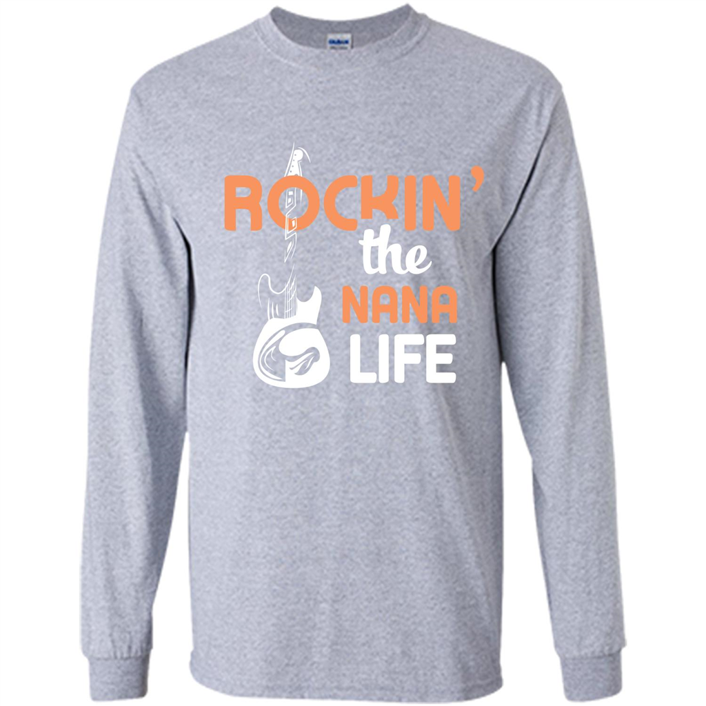 Nana T-shirt Rockin’ The Nana Life Sport Grey