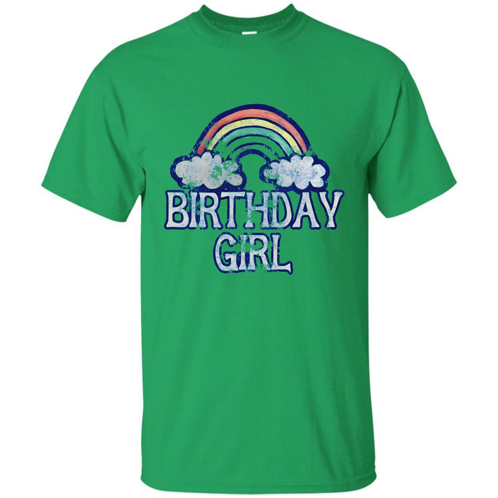Birthday Girl Rainbow T-shirt Irish Green