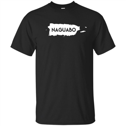 Naguabo Boricua Puerto Rican Jibaro Pride T-shirt Black