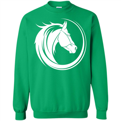 Horse Lover T-shirt Horse Circle Irish Green