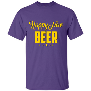 Happy New Beer T-shirt Beer Lover T-shirt