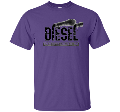 Diesel Rolling Coal T-Shirt Black Smoke Lifted Truck T-shirt Purple