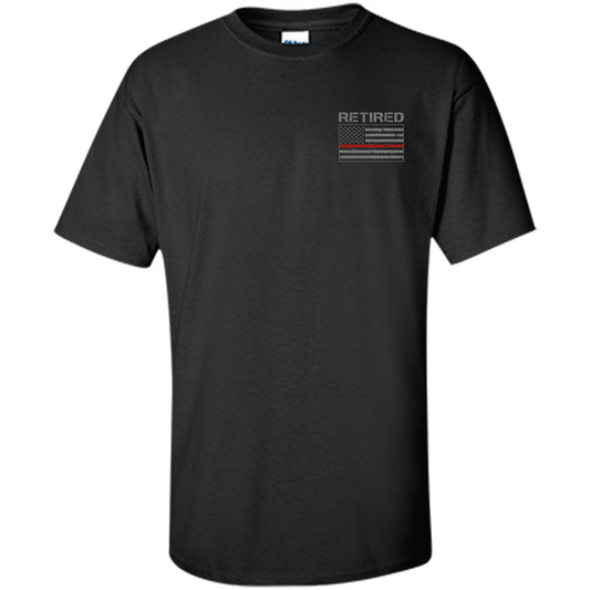 Firefighter Retirement T-shirt Black