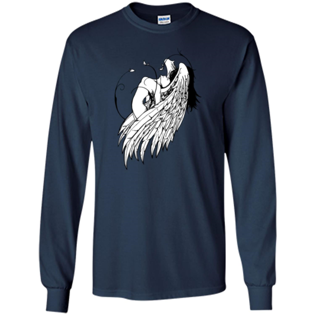 Angel T-shirt Angel Wings Navy