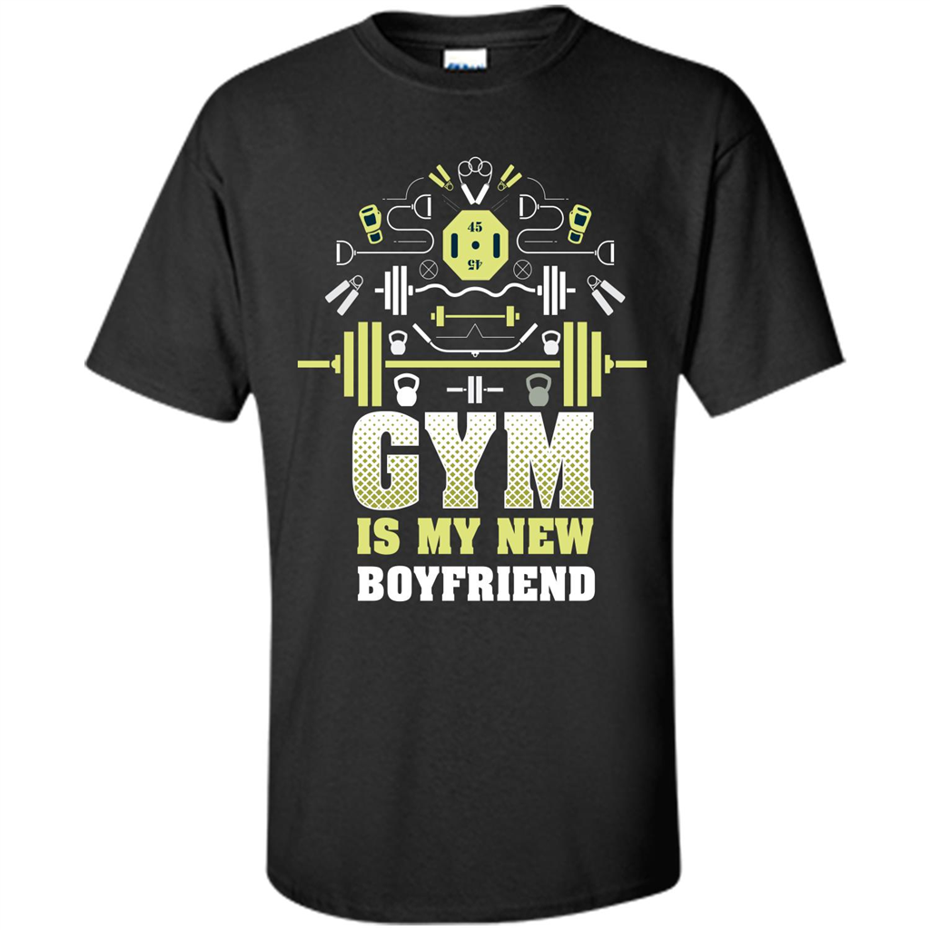 Gym Girl T-shirt Gym Is My New Boyfriend