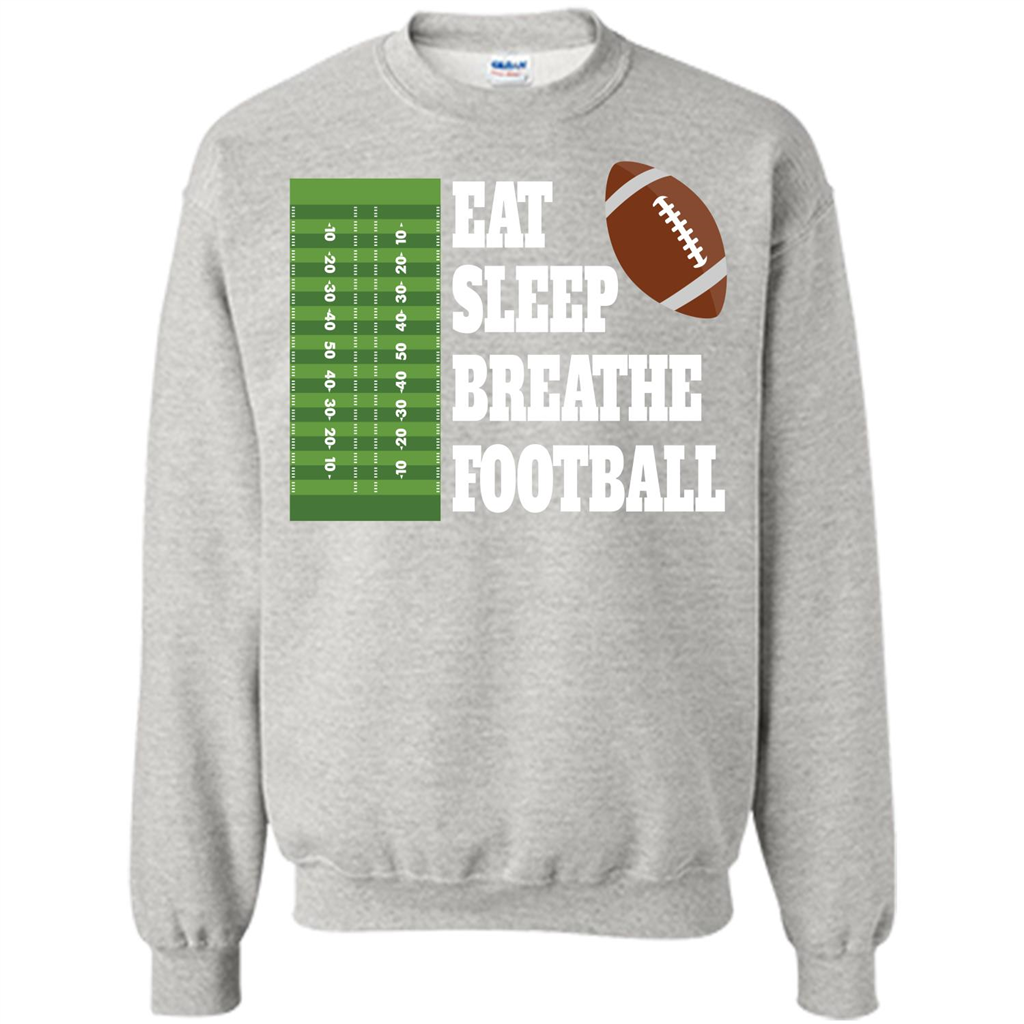 Eat Sleep Breathe Football T-shirt Ash