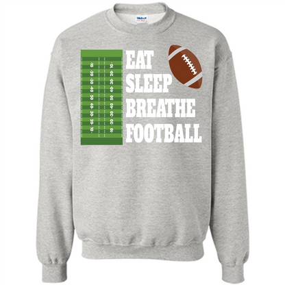 Eat Sleep Breathe Football T-shirt Ash