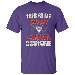 Halloween T-shirt This Is My Vampurr Costume T-Shirt