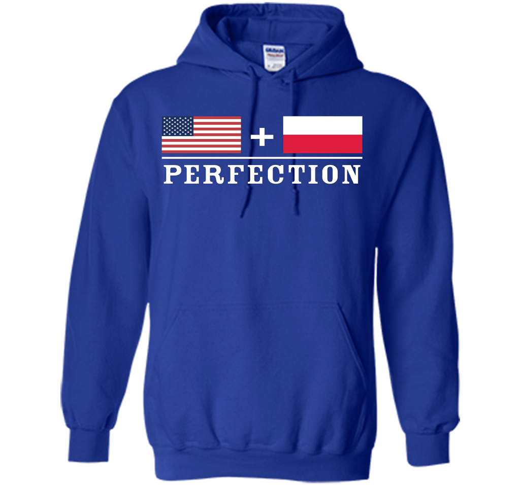 American + Polish = Perfection Flag T-Shirt shirt Royal