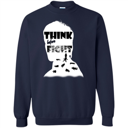 Think Before Fight T-shirt Navy
