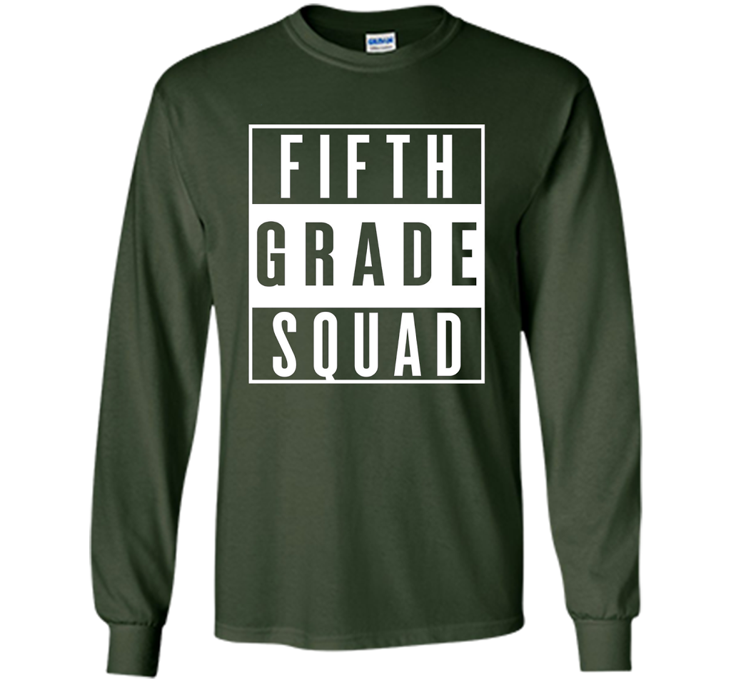 Fifth Grade Squad T-shirt Forest Green