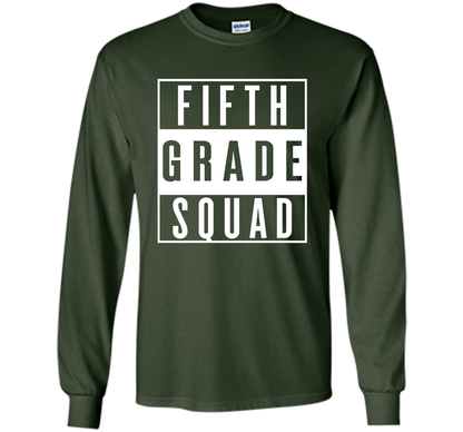 Fifth Grade Squad T-shirt Forest Green