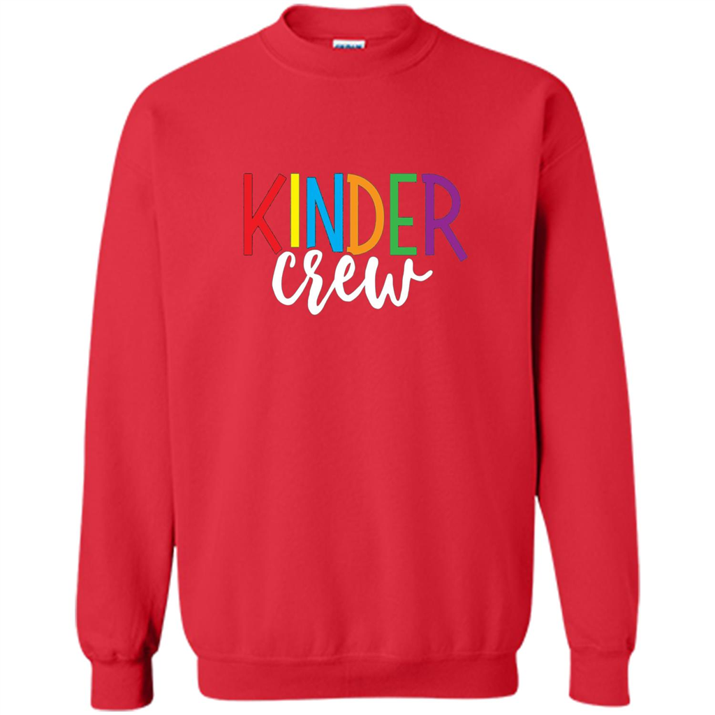 Cute Kindergarten Teacher Team T-shirt Red