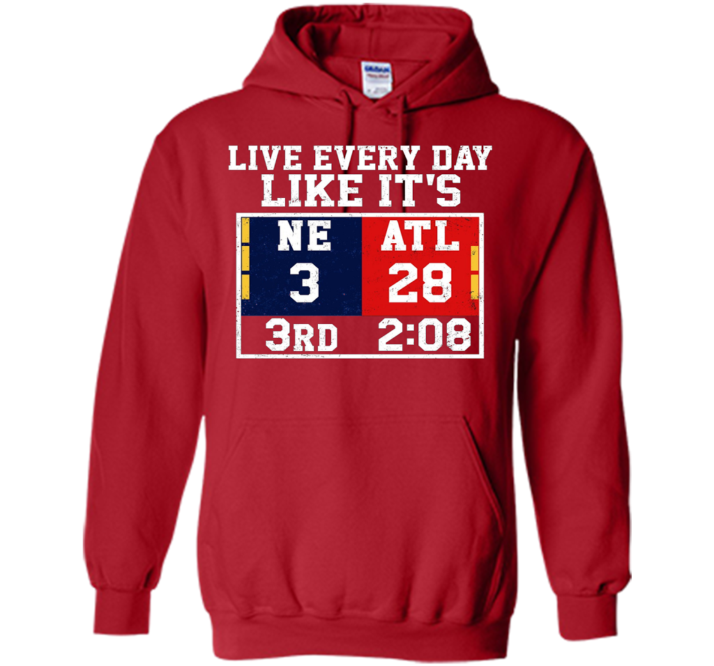 Live Every Day Like It's 3rd 28 T-shirt Red