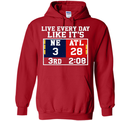 Live Every Day Like It's 3rd 28 T-shirt Red