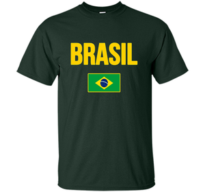 BRASIL T-shirt Brazilian National Country Flag Tee Camiseta cool shirt