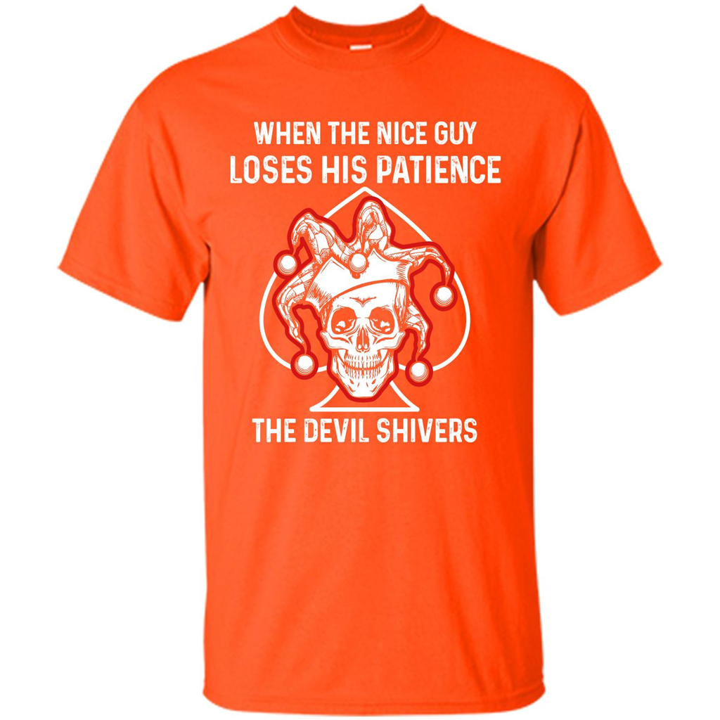Jocker T-shirt When The Nice Guy Loses His Patience Orange
