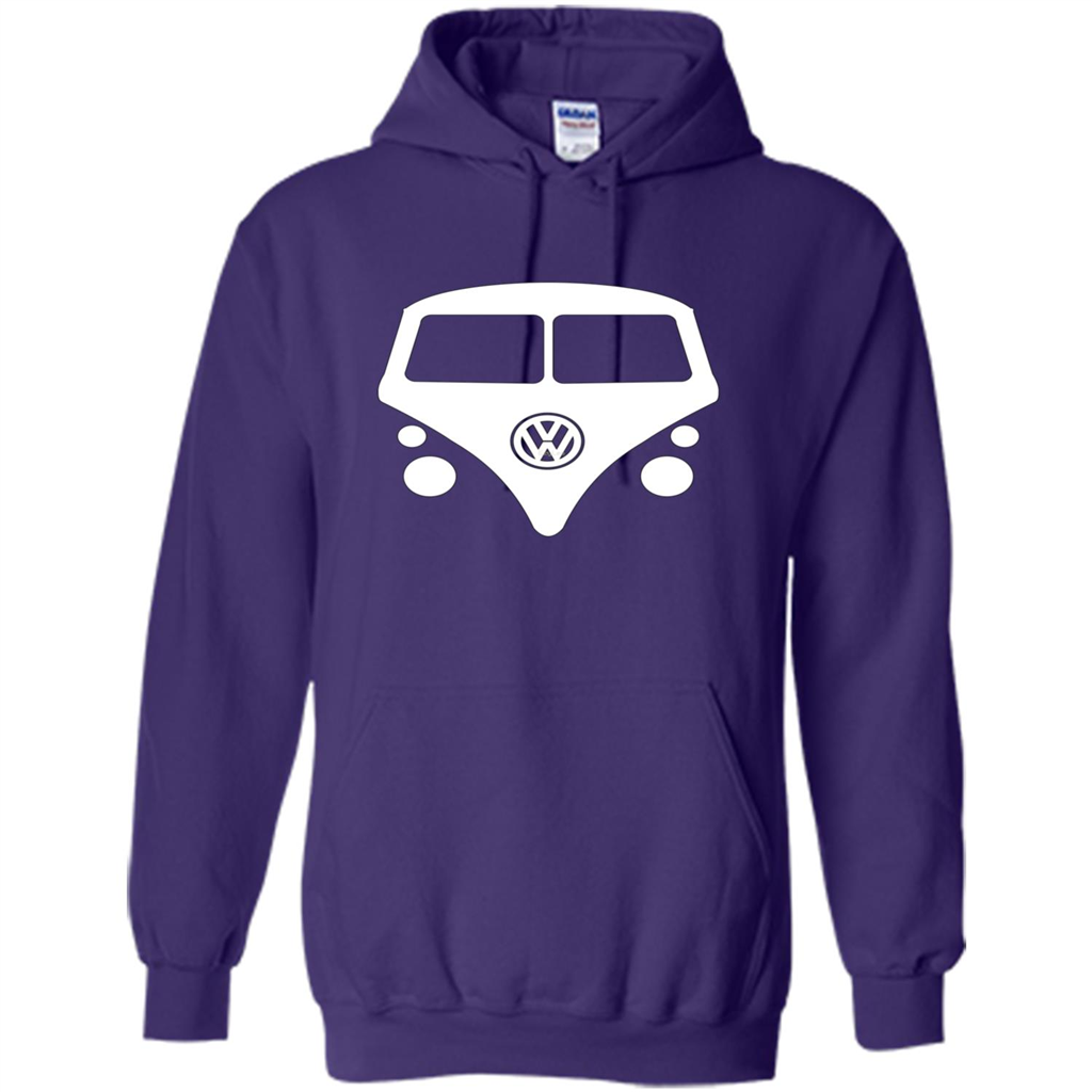 Car Lover T-shirt Split Window Kombi T-shirt Purple