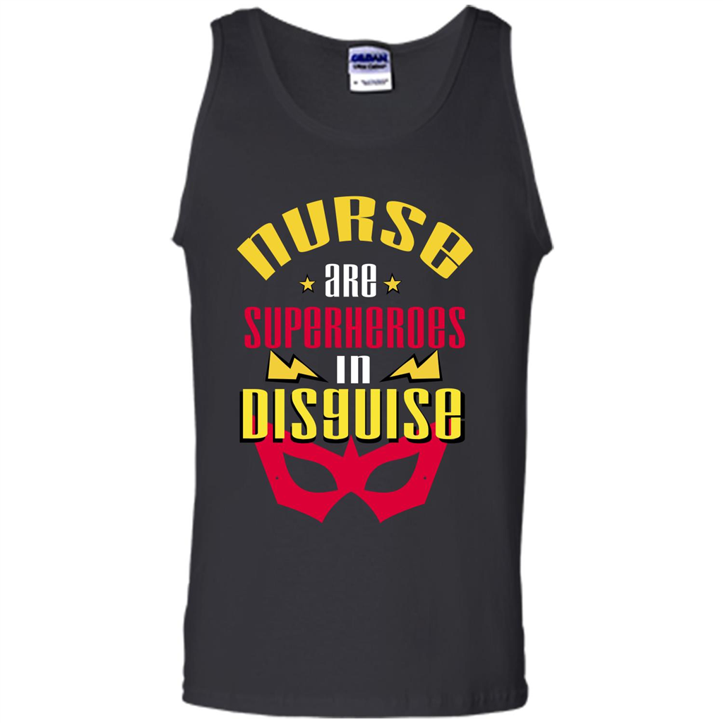 Nurse T-shirt Nurse Are Superheroes In Disguise Black