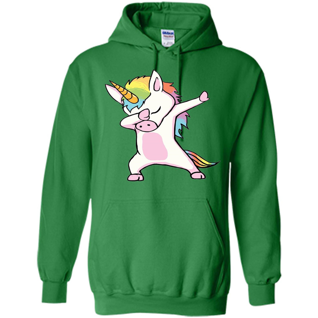 Dab Dance T-shirtUnicorn Cute Dabbing Irish Green