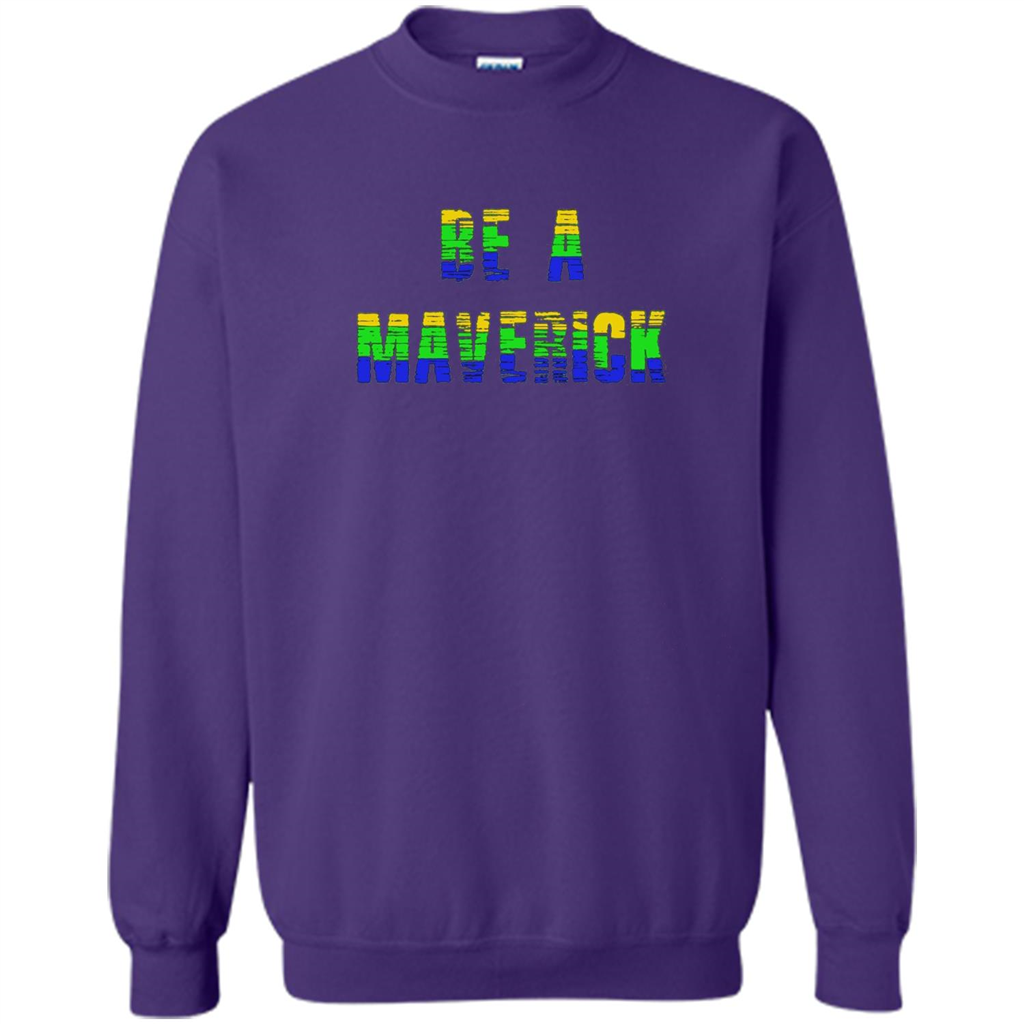 Be A Maverick T-shirt Funny T-shirt Orange