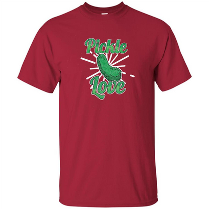Pickle Love T-shirt Cardinal