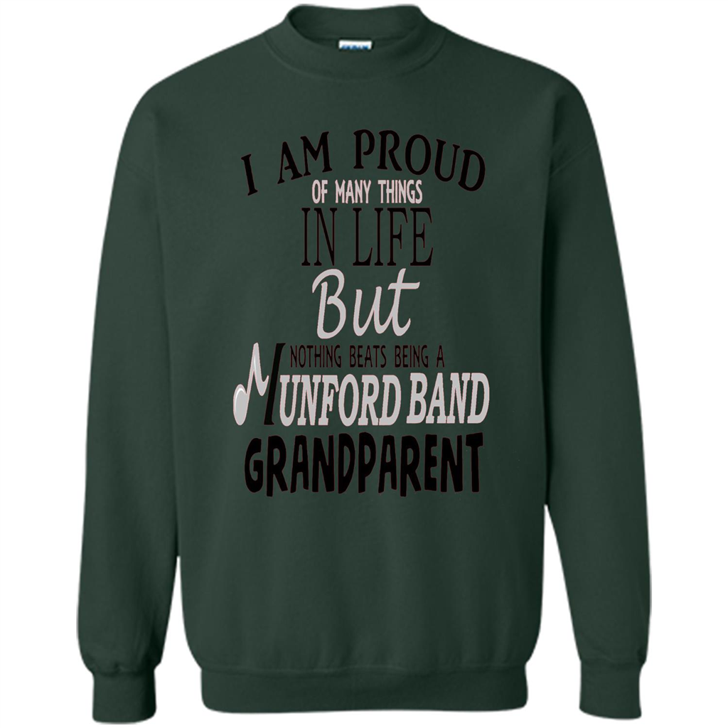 Proud Grandparent T-shirt Nothing Beats Being A Grandparent Forest Green