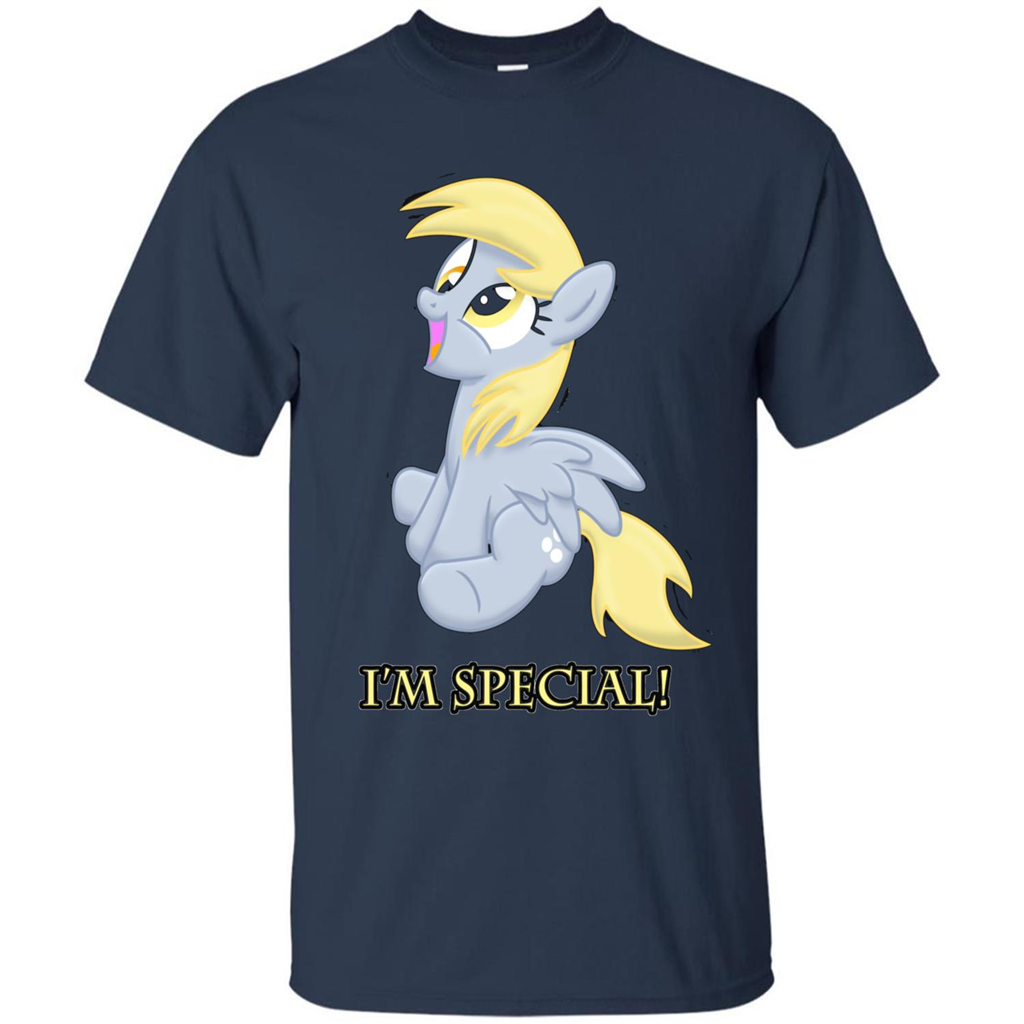 Cartoon Character T-shirt I'm special Navy