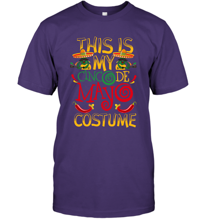 This Is My Cinco De Mayo Costume Shirt T-Shirt T-Shirt Purple