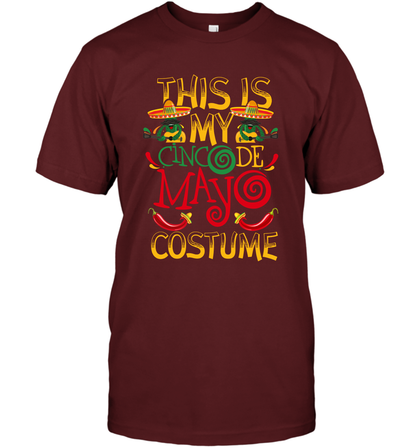 This Is My Cinco De Mayo Costume Shirt T-Shirt T-Shirt Cardinal