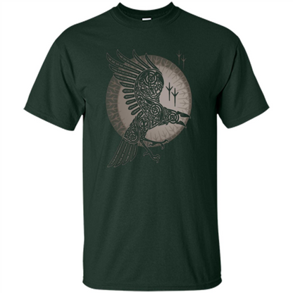 Raven Lover T-shirt Raven Forest Green